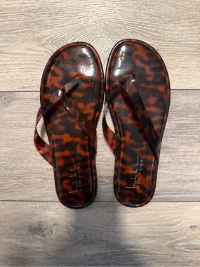 Nicole Miller Tortoise Shell Sandals